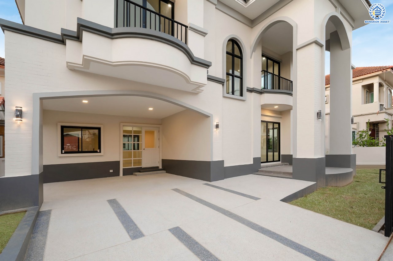 บ้านเดี่ยวมือสอง ตกแต่งใหม่ โครงการ ศศิธร บางบอน3 รองรับทุกความสุข เนื้อที่ 65.3 ตร.ว. ฟังก์ชัน 3 ห้องนอน 3 ห้องน้ำ 1 ห้องอเนกประสงค์ จอดรถได้ 2 คัน บนทำเลเดินทางสะดวก ใกล้รถไฟฟ้าสายสีน้ำเงิน "สถานีหลักสอง" และจุดขึ้นทางด่วน "พระราม2" และ The Mall บางแค